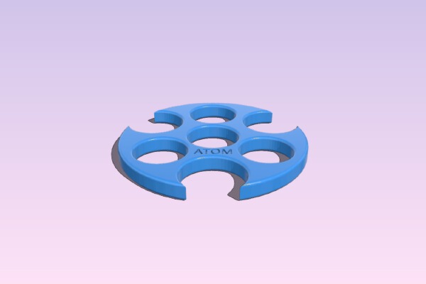 ATOM Brewing fidget spinner | 3d print model