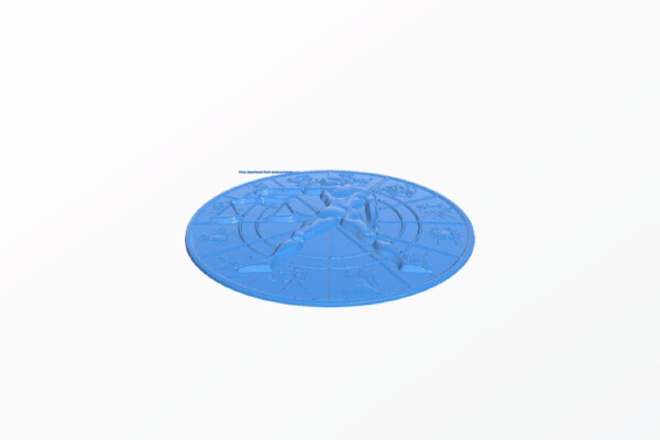 Zodiac pattern – Libra | 3d print model