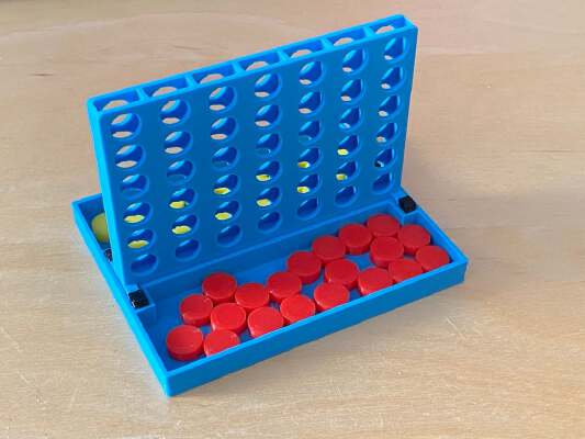 Connect Four Remix with Base | 3d print model