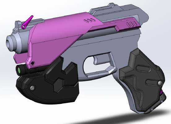 Dva Gun | 3d print model