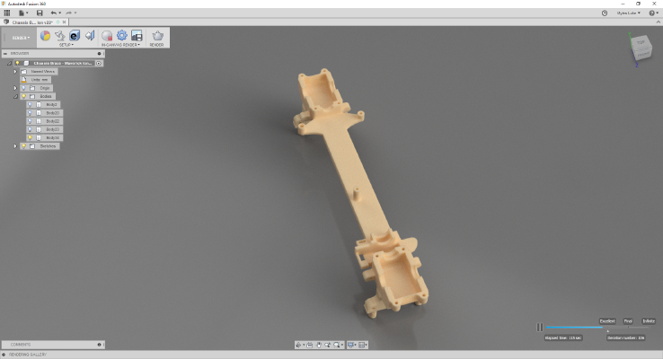 1:18 Maverick_Himoto Top Deck and Shock Towers | 3d print model