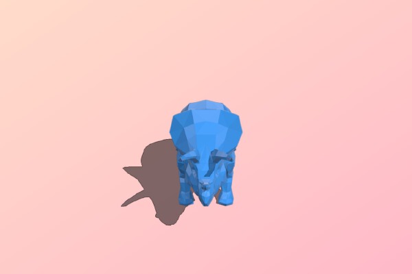 Low Polly Triceratops | 3d print model