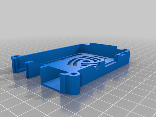 Pi4 OctoPi Case with Rail mount and Brim Camera | 3d print model