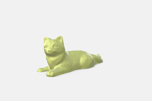 yellow cat | 3d print model
