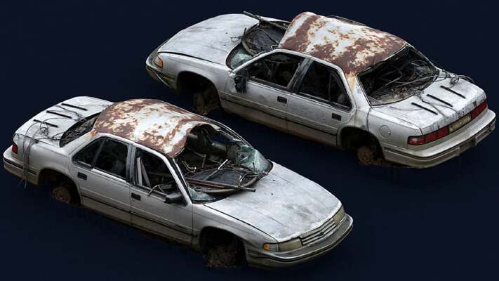 Chevrolet Lumina1 broken | 3d print model