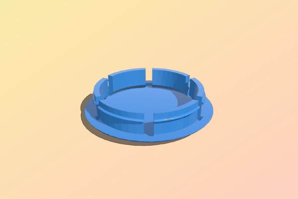 Hubcap for Gen2 Prius | 3d print model
