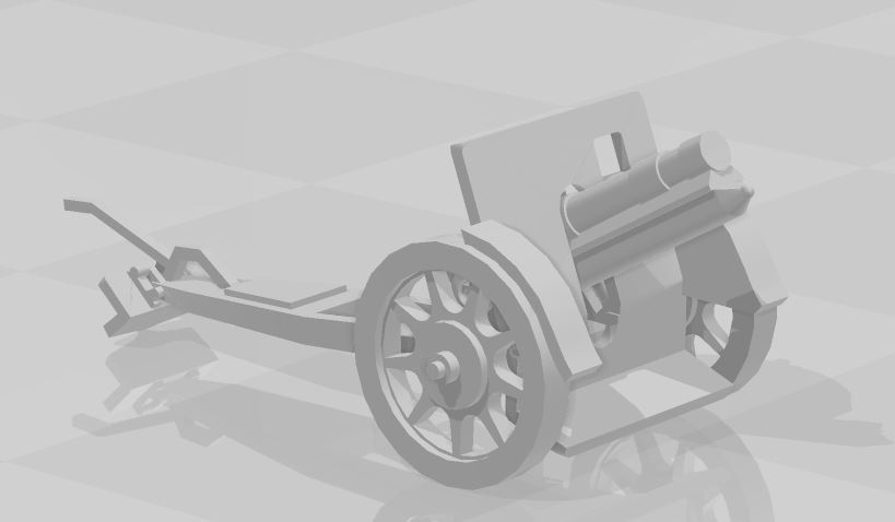 1_100 WW2 Italian Howitzer 100_17 model 14