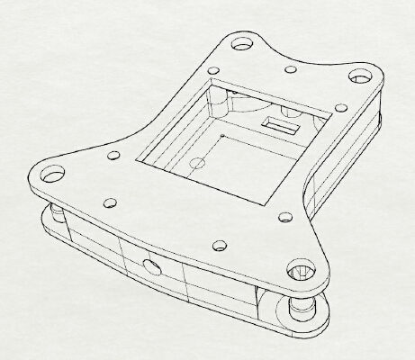Foldable QuadCopter (with UDI Parts) | 3d print model