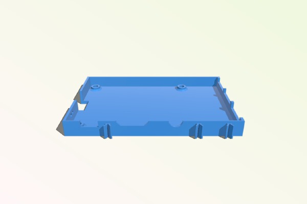 fischertechnik raspberry pi case bottom | 3d print model