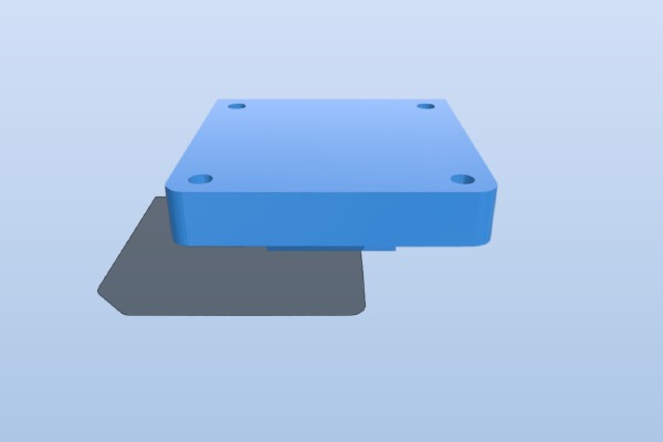 Extra Piece For Printrbot 1405 300mm Y Axis to stabilize extruder_hot end (Ubis) | 3d print model