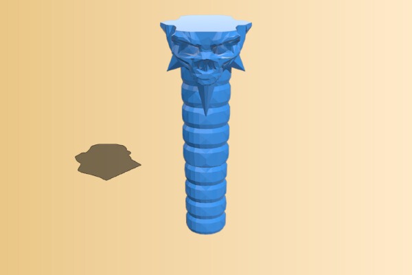 Fancy Power Sword - Split | 3d print model