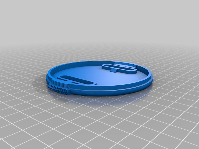Lens Caps added depth (one part print)