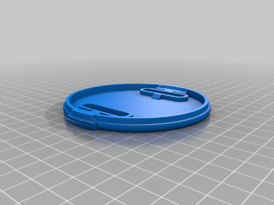 Lens Caps added depth (one part print) | 3d print model