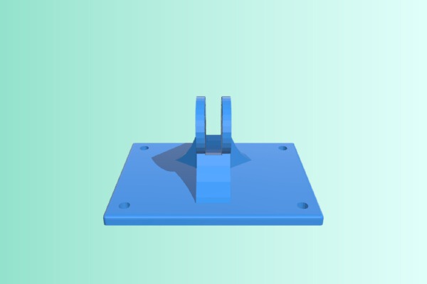 Yamaha DTX900 Drum Module Mount | 3d print model