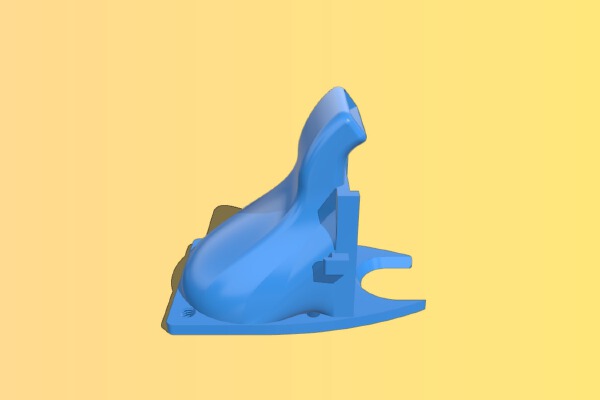 3mm Shorter Monoprice MP Select Mini V2 40mm Fan Shroud remix | 3d print model
