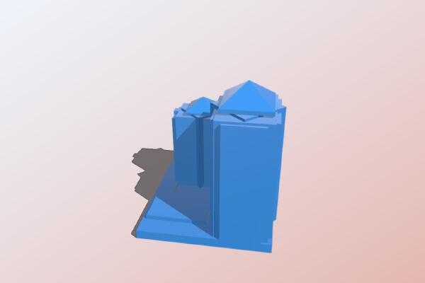 Hyatt and Bank of Albuquerque | 3d print model