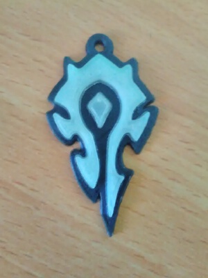 Glowing Horde Keychain | 3d print model