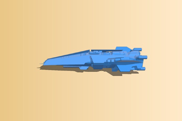 Halo Thanos Class Destroyer | 3d print model