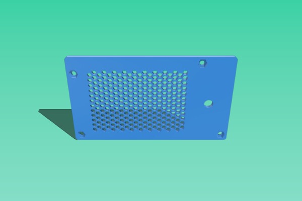 ATX Backplate Pico PSU | 3d print model