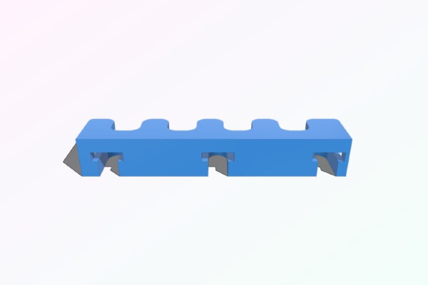 BBQ tool holder peg multiplier | 3d print model