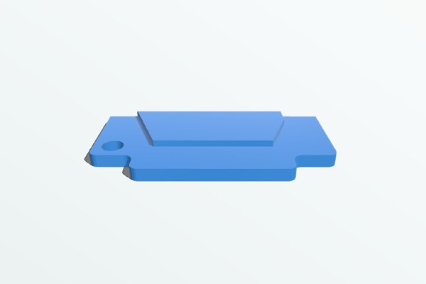 MAZDA RX7 (4_27) _ Rear Plate Cover add-on | 3d print model