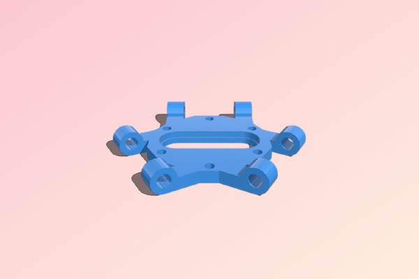 Geeetech G2_G2s Universal Spider for E3D v5_v6 and PEEK J-Heads | 3d print model
