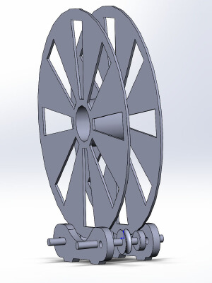 Filament spool holder (economy variant) | 3d print model
