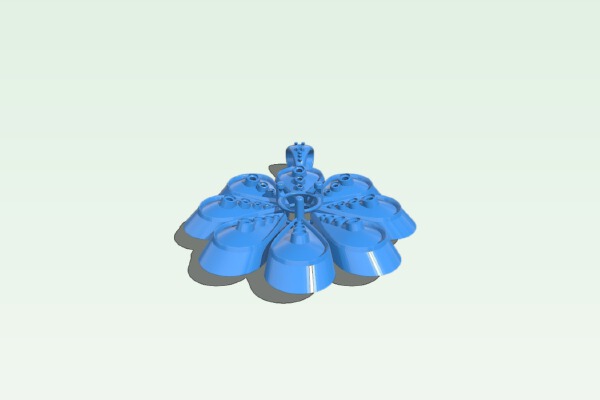 Pendant flower | 3d print model