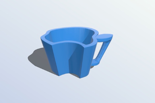 Apple cup | 3d print model