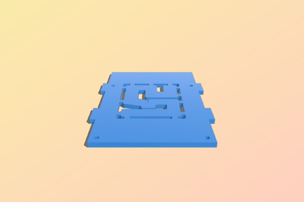 Raspberry Pi 2 customized case RS Components + opening lid | 3d print model