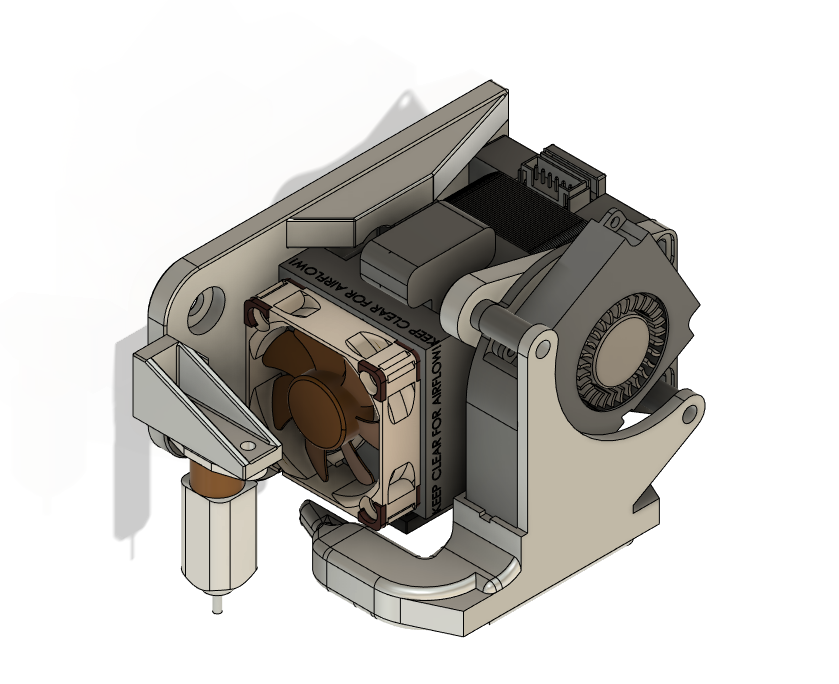 E3D hemera Mount and cooler for Cr-10 and Ender 3