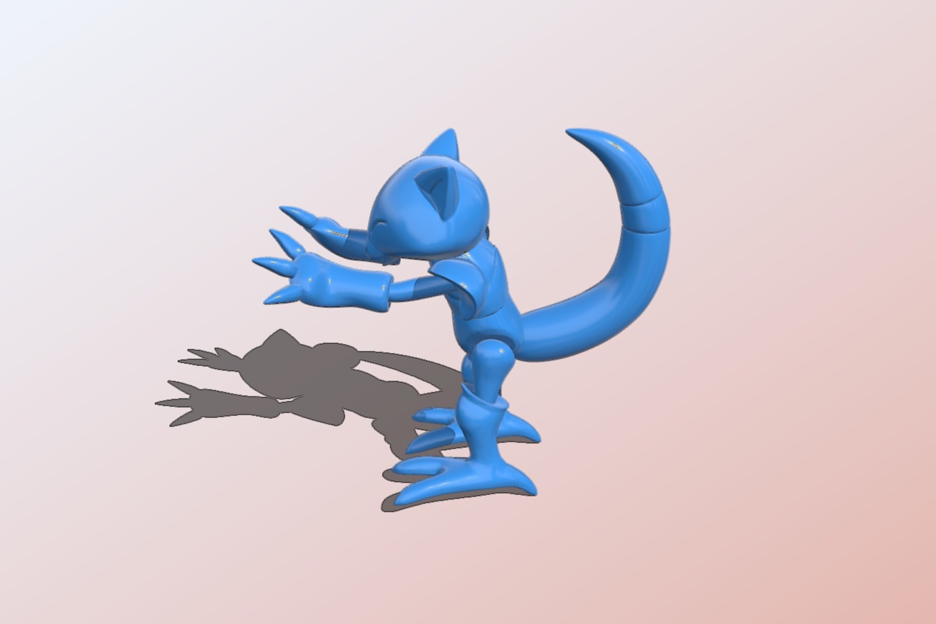 Abra – pokemon B0012607 3d model file for 3d printer