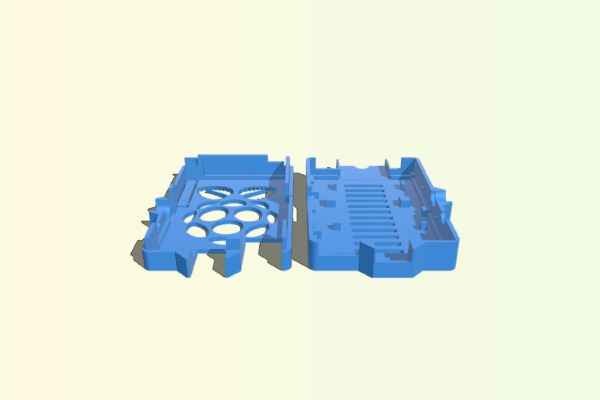 Raspberry PI Case Plate | 3d print model
