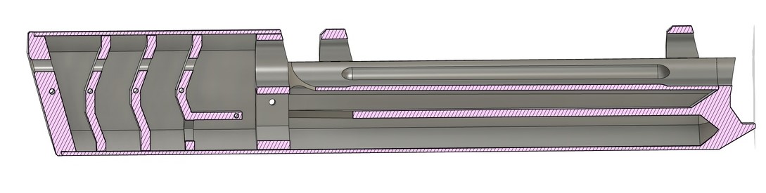 Fancy silencer for Ares Amoeba Striker AS01