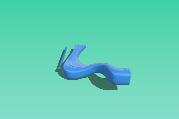 Table and chair pattern | 3d print model