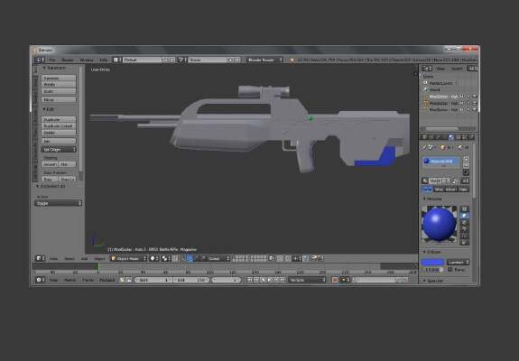 Halo 3 - Battle Rifle - BR55 | 3d print model