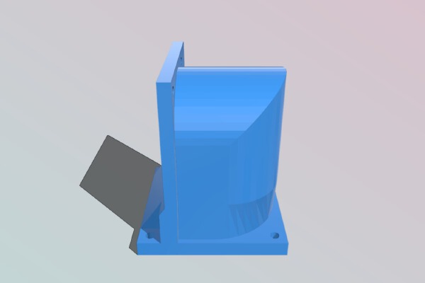 RepRapPro Mendel - Fan adapter 50mm | 3d print model