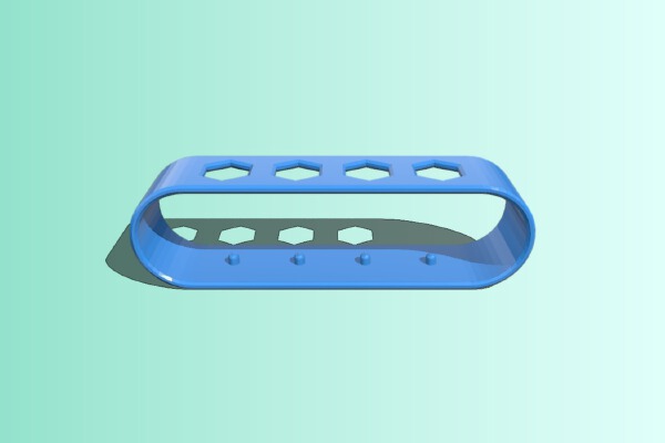 Toothbrush head stand - 4 toothbrushes | 3d print model