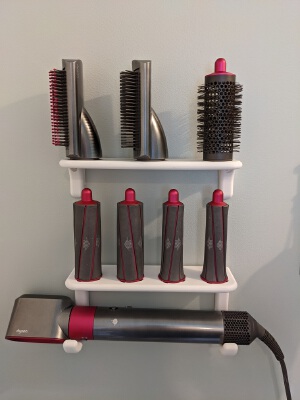 Dyson Airwrap Shelves - Holds seven attachments | 3d print model