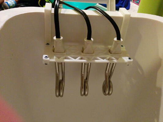 DIY sous vide heating element holder | 3d print model