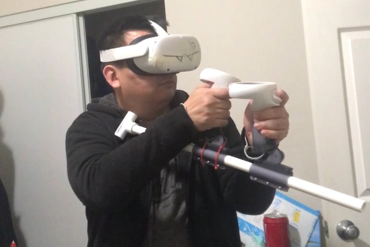 Oculus Quest 2 magnetic gunstock