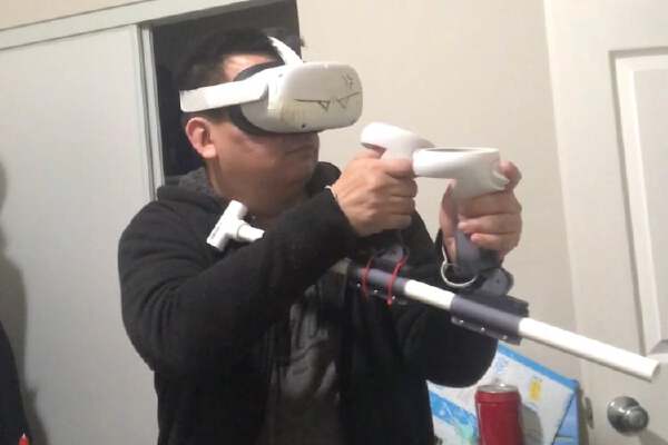 Oculus Quest 2 magnetic gunstock | 3d print model