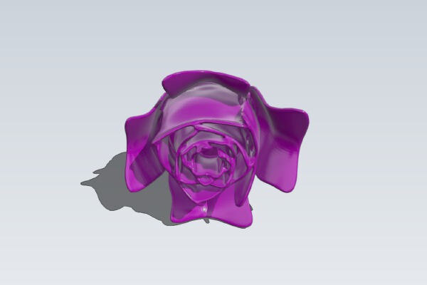 Realistic rose | 3d print model