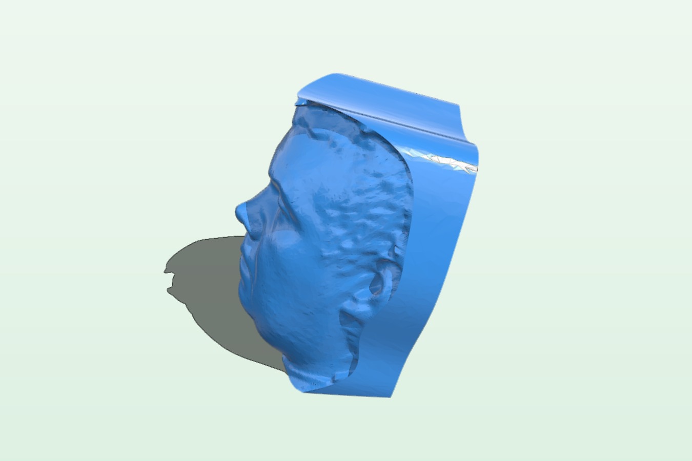 My MakerBot 3D Portrait from Dec 19, 2012