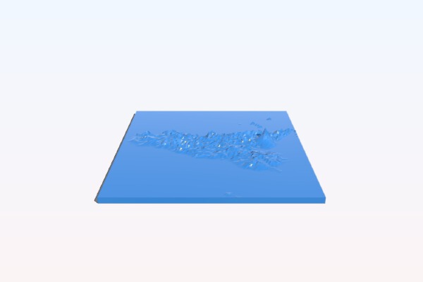 Sicily _ Italy _ Mediterranean Sea | 3d print model