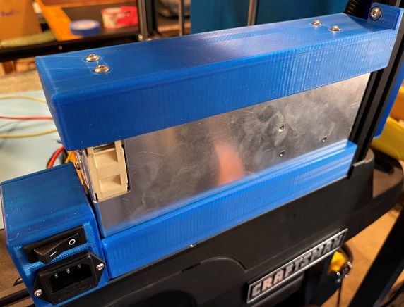 Ender 5 Plus Meanwell 500W Power Supply Mount