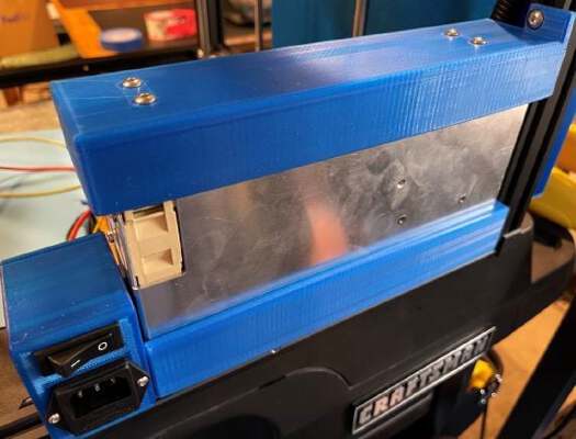 Ender 5 Plus Meanwell 500W Power Supply Mount | 3d print model