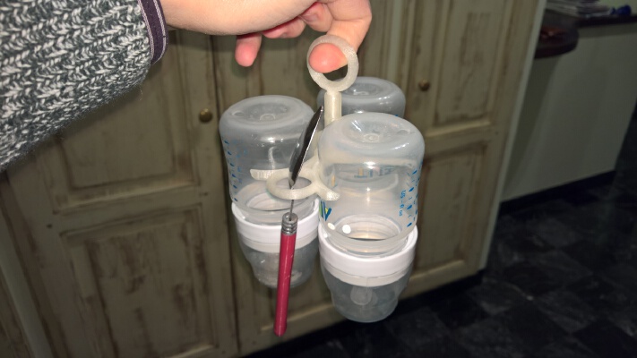 3-Avent Biberon + Tea Spoon holder | 3d print model