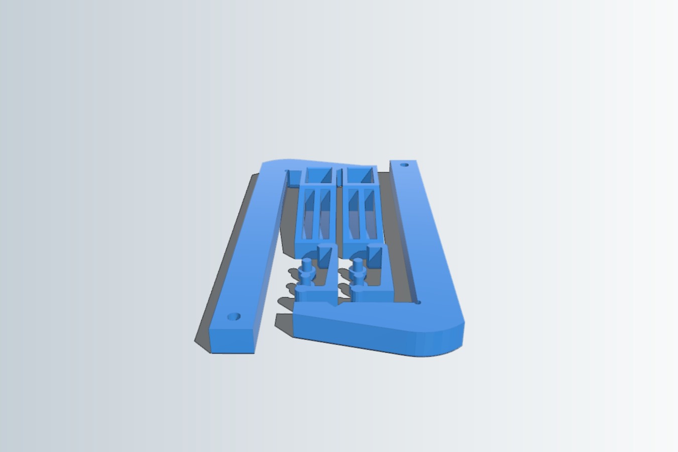 Hobby clamp with stopper pins