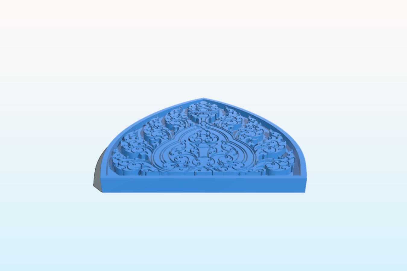 Khmer art (Kbach Khmer) sculpture - Lotus petal